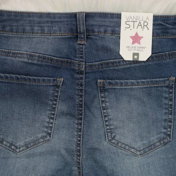 Vanilla Star Juniors Ripped Skinny Jeans - Picture 5 of 8